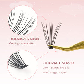 FinyDreamy tray view with mixed 8–12mm lengths for custom styling