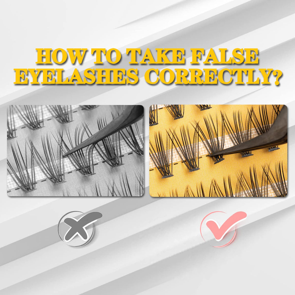 FinyDreamy lash fiber texture showing tapered ends and soft finish