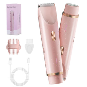 FIONOFY front view pink trimmer showing compact design and easy grip benefit