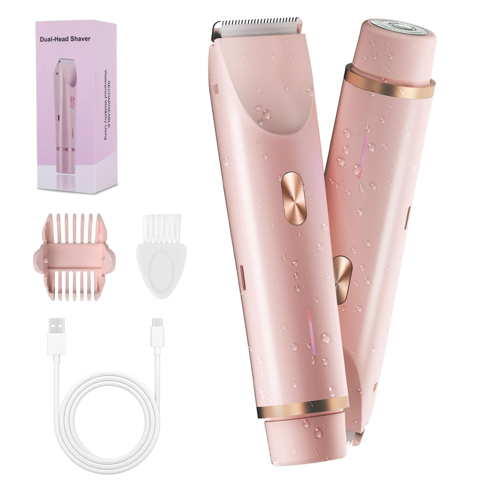 FIONOFY front view pink trimmer showing compact design and easy grip benefit