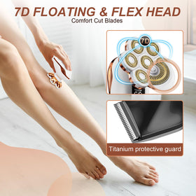 FIRE ROSE razor in shower demonstrating water-resistant use and convenient wet shaving