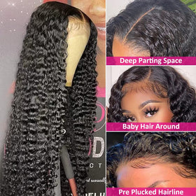 FIRIEYA close-up of pre-plucked baby hair for realistic finish