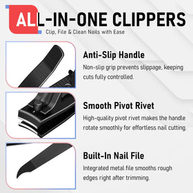 firiKer clippers held in hand to show compact size and control