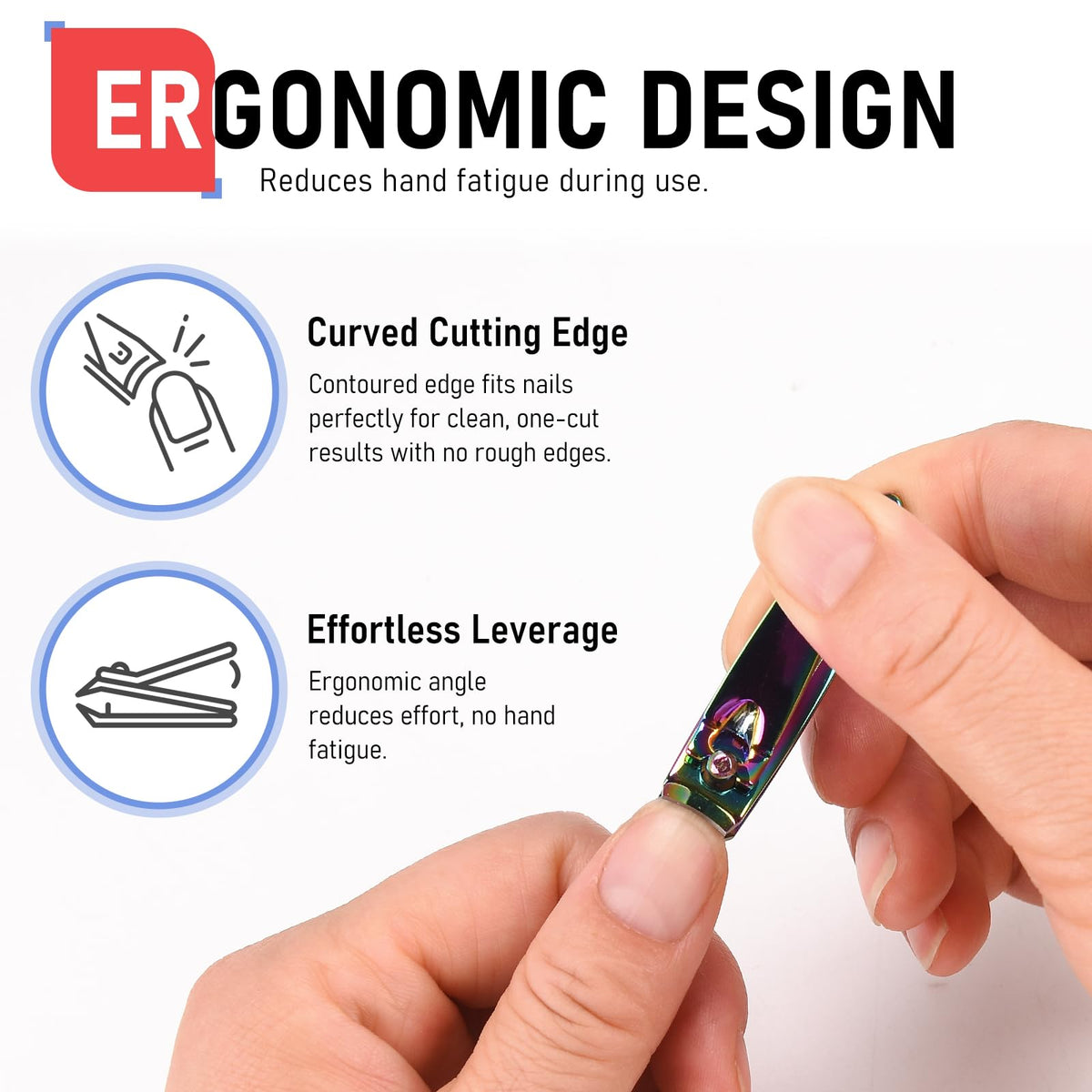 firiKer clippers attached to keychain demonstrating travel-friendly portability