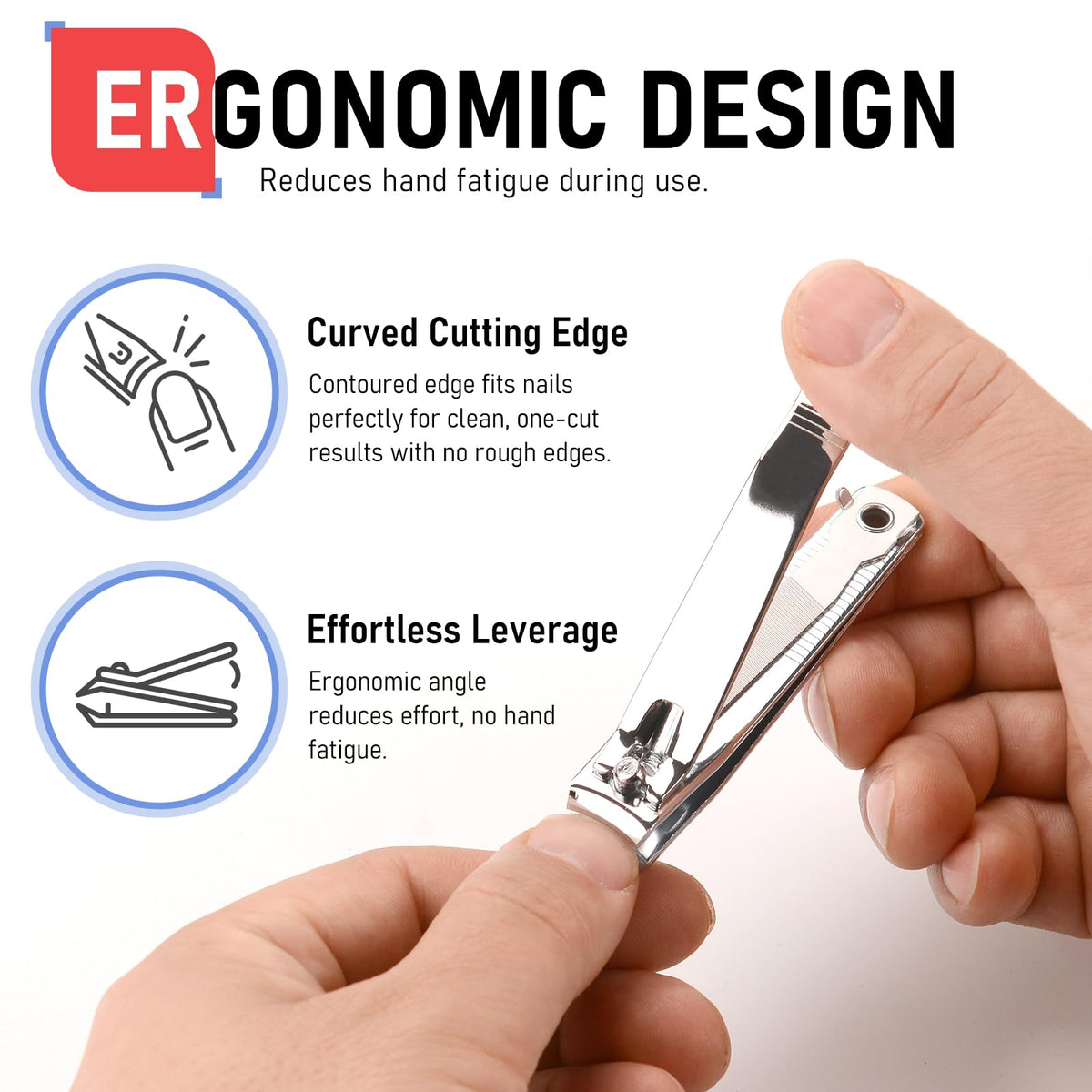 firiKer two clippers side-by-side for fingernail and toenail care durable performance