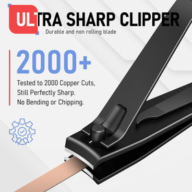 firiKer larger toenail clipper side profile for cutting strength