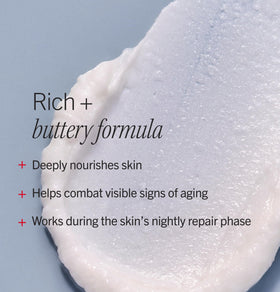 First Aid Beauty applying cream to hand demonstrating nighttime sealing benefit