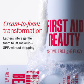 First Aid Beauty colloidal oatmeal close-up highlighting soothing, skin-calming benefit