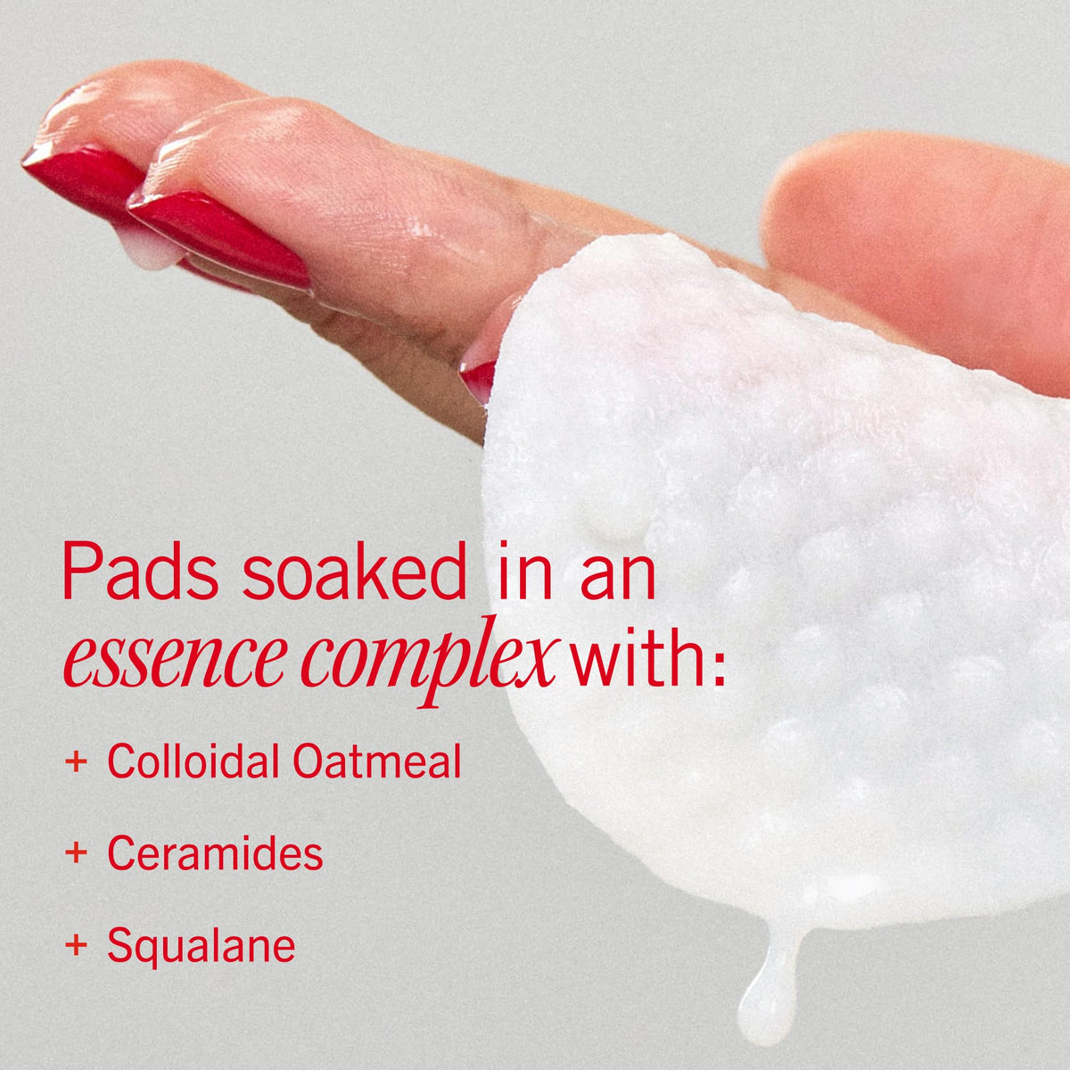 First Aid Beauty ingredients display with ceramides and colloidal oatmeal