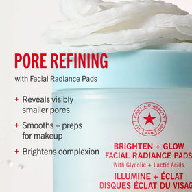 First Aid Beauty ingredients label emphasizing clean formula and sensitive-skin benefits