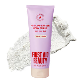 First Aid Beauty front jar view showing label and toasted coconut variant benefit