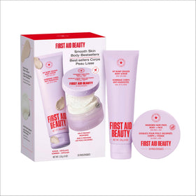 First Aid Beauty KP Bump Eraser front packaging showing scrub jar and branding for trustworthy exfoliation