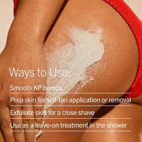 First Aid Beauty scrub with moisturizer illustrating post-exfoliation care