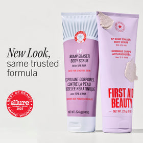First Aid Beauty cream texture close-up showing smooth exfoliant