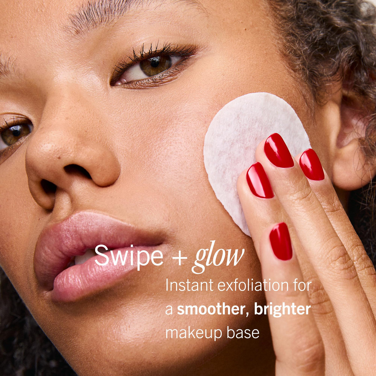 First Aid Beauty textured pad close-up showing exfoliating surface benefit