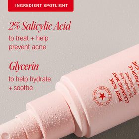 First Aid Beauty bottle in hand to show actual 3 oz size portability