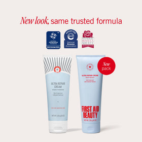 First Aid Beauty open jar whipped texture highlights fast-absorbing hydration