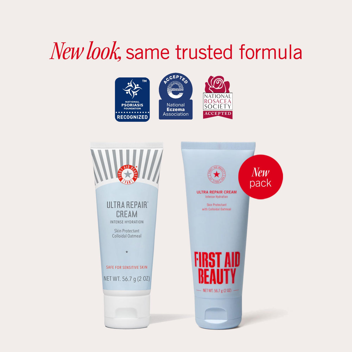 First Aid Beauty whipped cream texture close-up showing lightweight absorption benefit