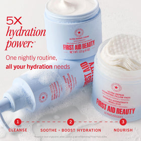 First Aid Beauty jar with outer packaging showing product authenticity