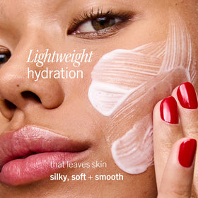 First Aid Beauty close-up of cream texture illustrating lightweight absorption
