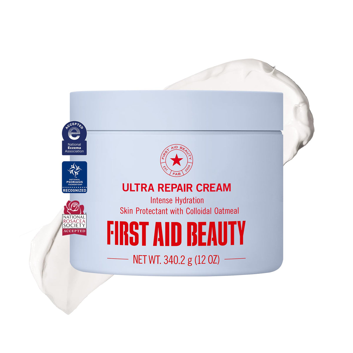 First Aid Beauty front packaging showing product and benefits