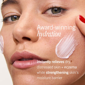 First Aid Beauty open jar revealing creamy contents for deep moisture