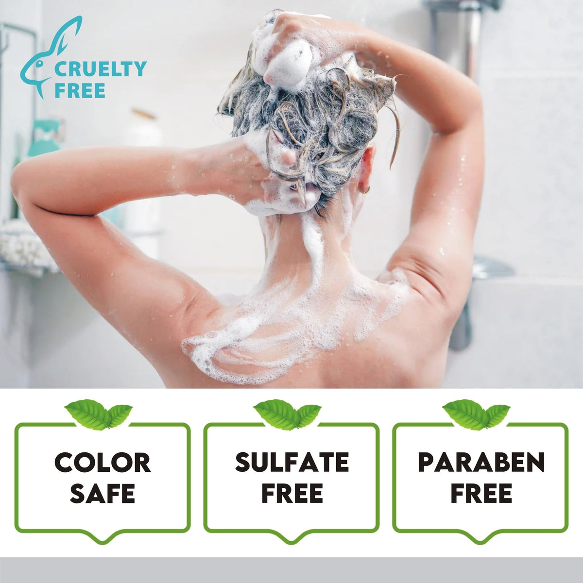 First Botany back label close-up listing ingredients and cruelty-free quality