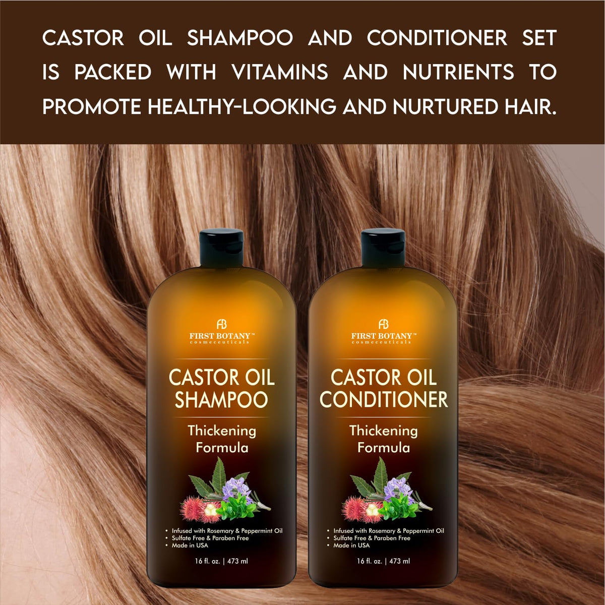 First Botany conditioner creamy texture on fingers showing deep hydration and detangling