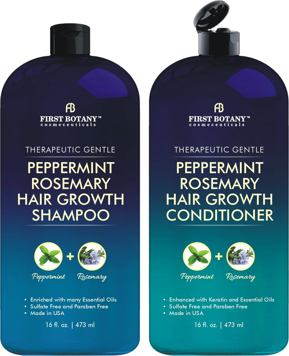First Botany front packaging duo showing bottles and branding for clear recognition and trust