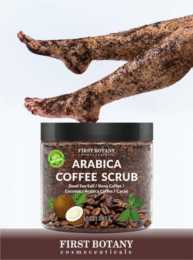 First Botany close-up of scrub granules texture highlighting exfoliation benefit