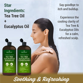 First Botany bottles staged in bathroom showing everyday scalp care use