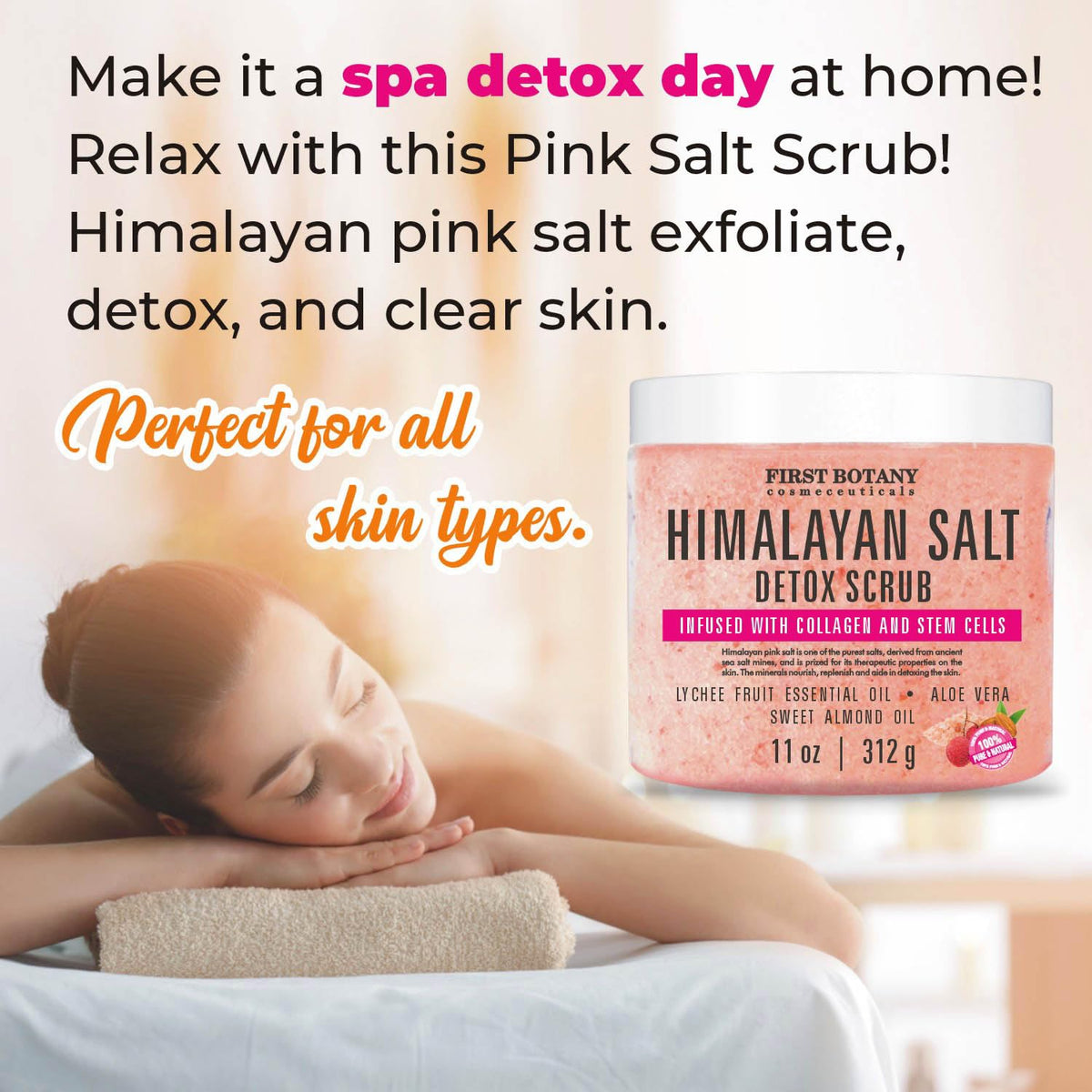 First Botany product label and ingredients close-up highlighting clean formula