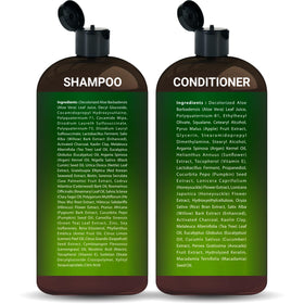 First Botany shampoo pouring dark charcoal texture for deep-cleaning