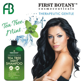 First Botany shampoo lather texture demonstrating gentle cleansing