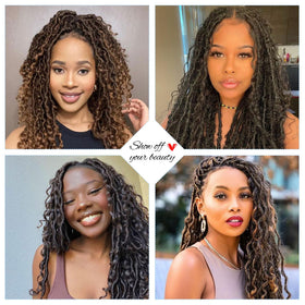FIRSTCYH HAIR close-up of faux loc texture highlighting soft, non-tangling fibers