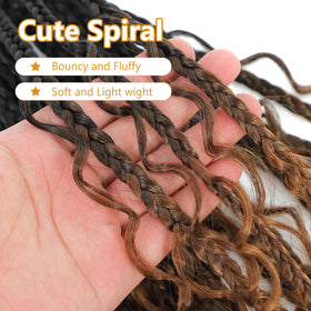 Firstcyh Hair crochet hook installing braids demonstrating fast, protective styling