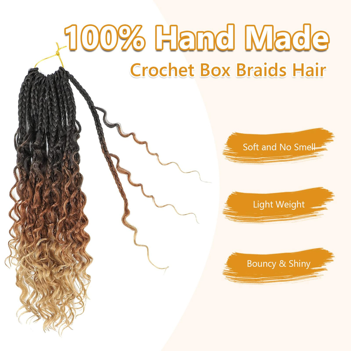 Firstcyh Hair on model showing 14-inch length to illustrate scale and wearable look