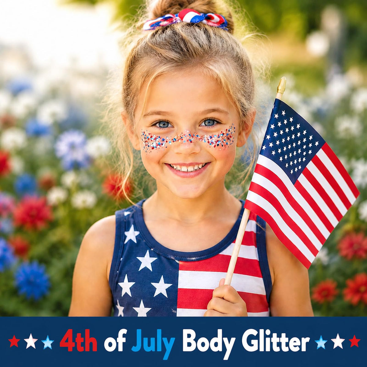 firstfly glitter stick tip close-up revealing precise applicator and neat lines