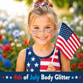firstfly glitter stick tip close-up revealing precise applicator and neat lines