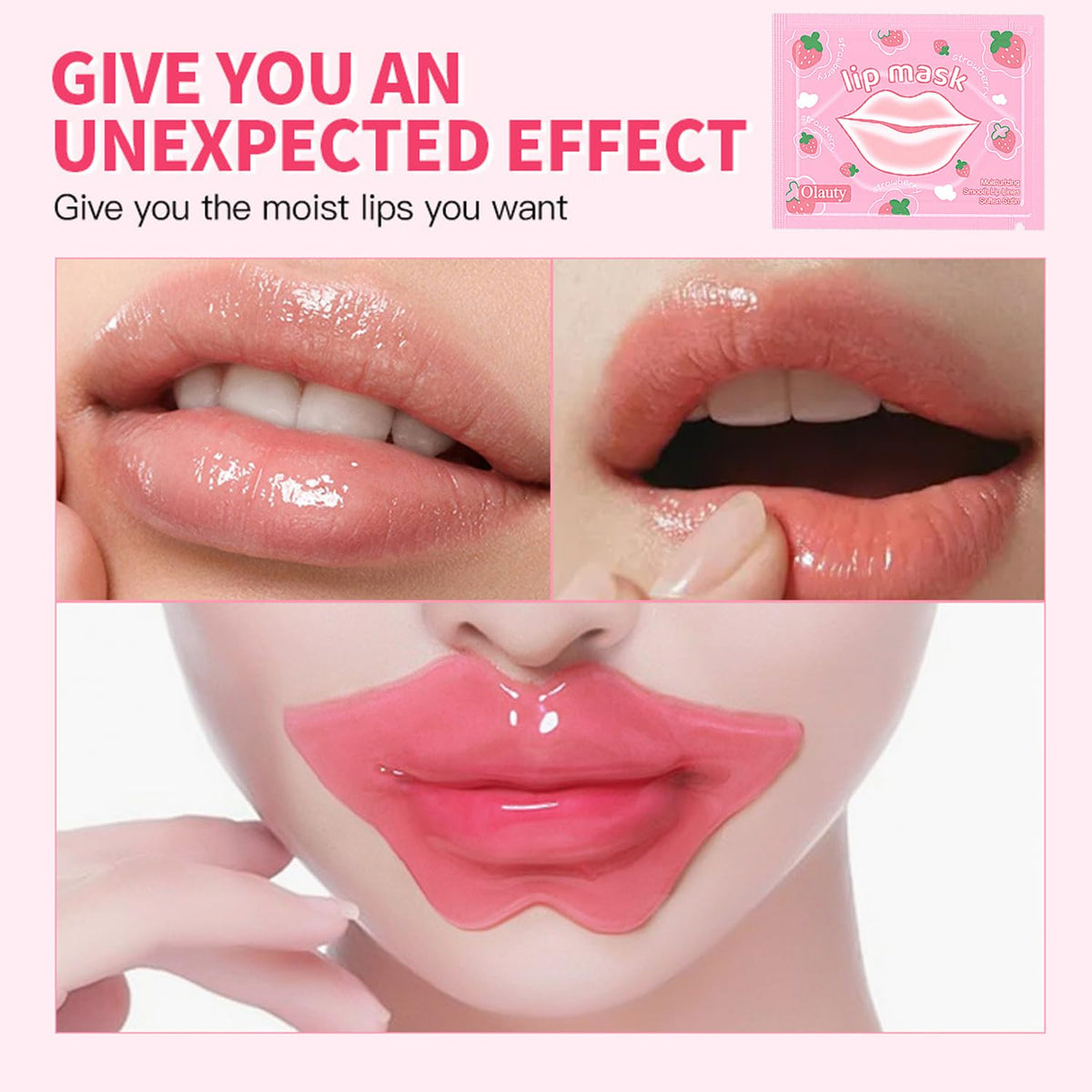 firstfly model wearing eye patches illustrating reduced puffiness appearance