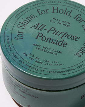 Firsthand Supply rinsing pomade out under water showing easy washout benefit