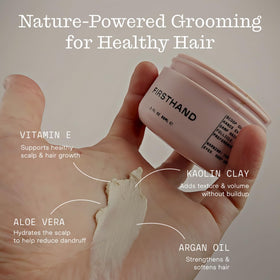 Firsthand supply styled short haircut showing matte texture and control