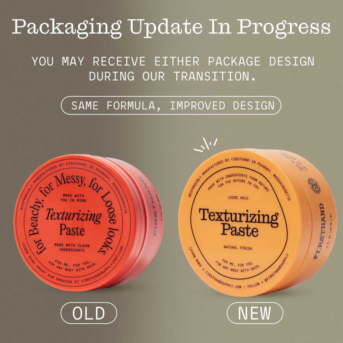 Firsthand paste close-up texture highlighting creamy, workable formula