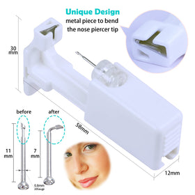 Firstomato sterile blister pack with individual gun visible emphasizing hygiene