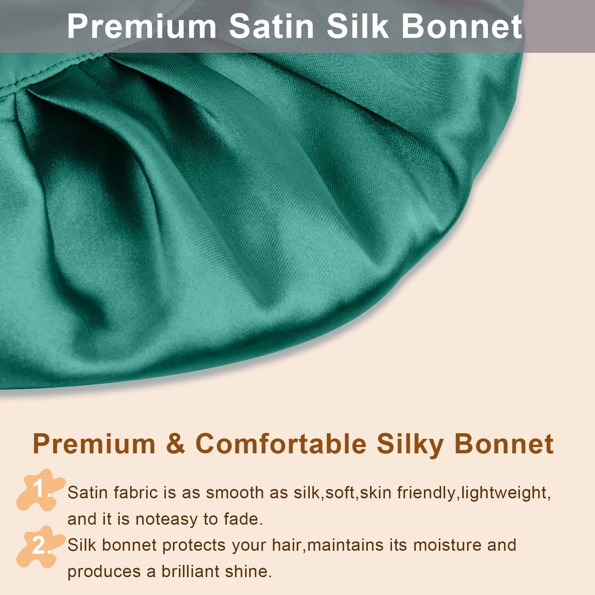 FIRSTPELLA bonnet containing braids highlighting protection for braided and natural styles