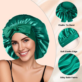 FIRSTPELLA close-up of smooth satin texture that reduces friction and protects hair