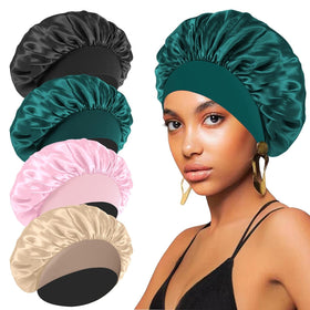 FIRSTPELLA front view of four colored bonnets showing variety and protection