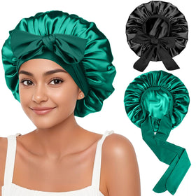 FIRSTPELLA two bonnets laid out to show included colors and ready-to-use set