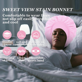FIRSTPELLA bonnet held in hand showing size and lightweight travel benefit