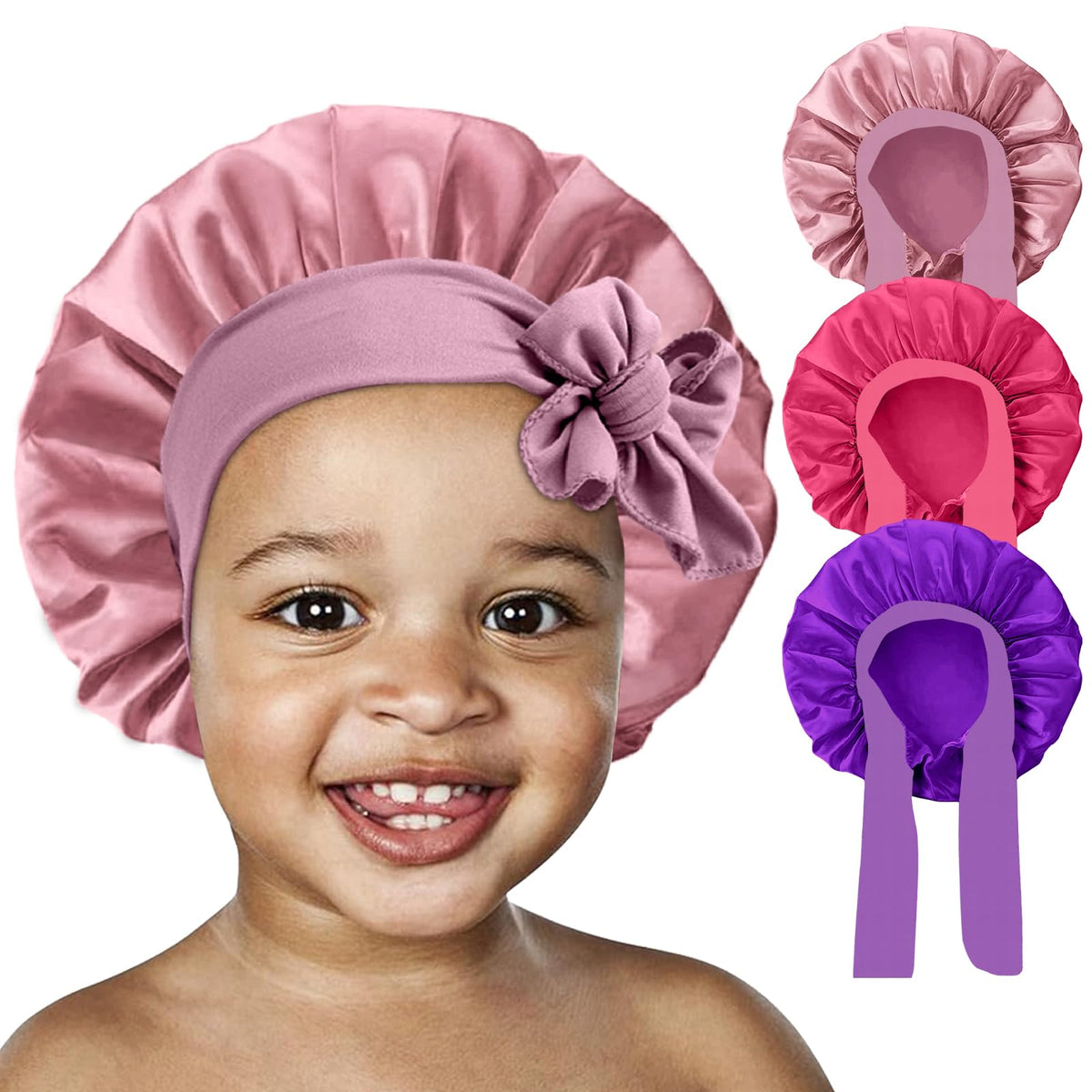 FIRSTPELLA styled with braids and bow showing hair protection and style retention